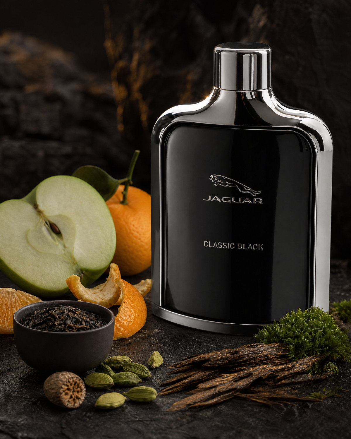Jaguar Classic Black Eau de Toilette for Men — 100 ml / 3.4 fl oz