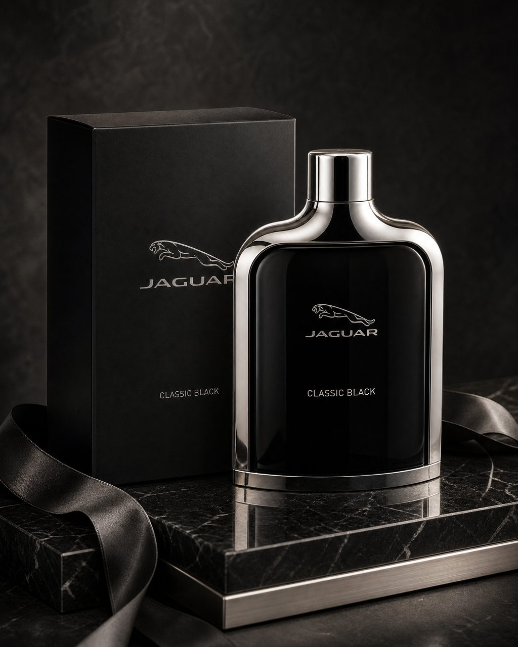 Jaguar Classic Black Eau de Toilette for Men — 100 ml / 3.4 fl oz