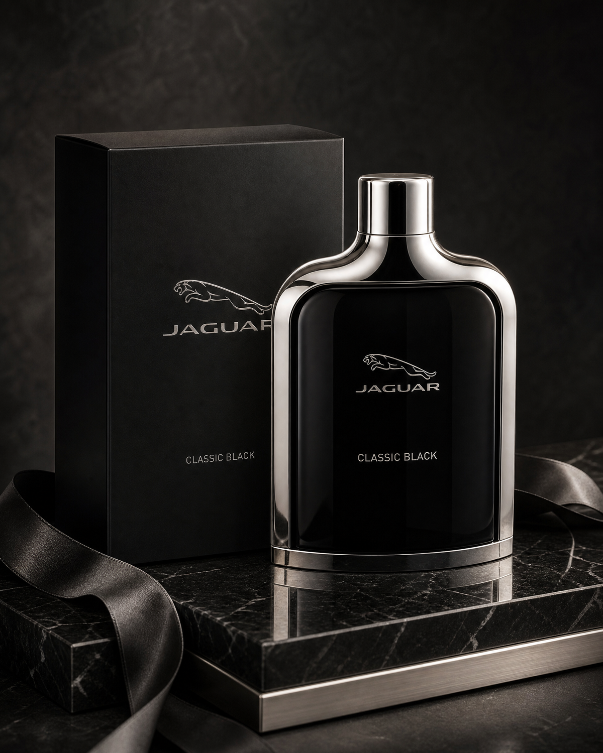 Jaguar Classic Black Eau de Toilette for Men — 100 ml / 3.4 fl oz