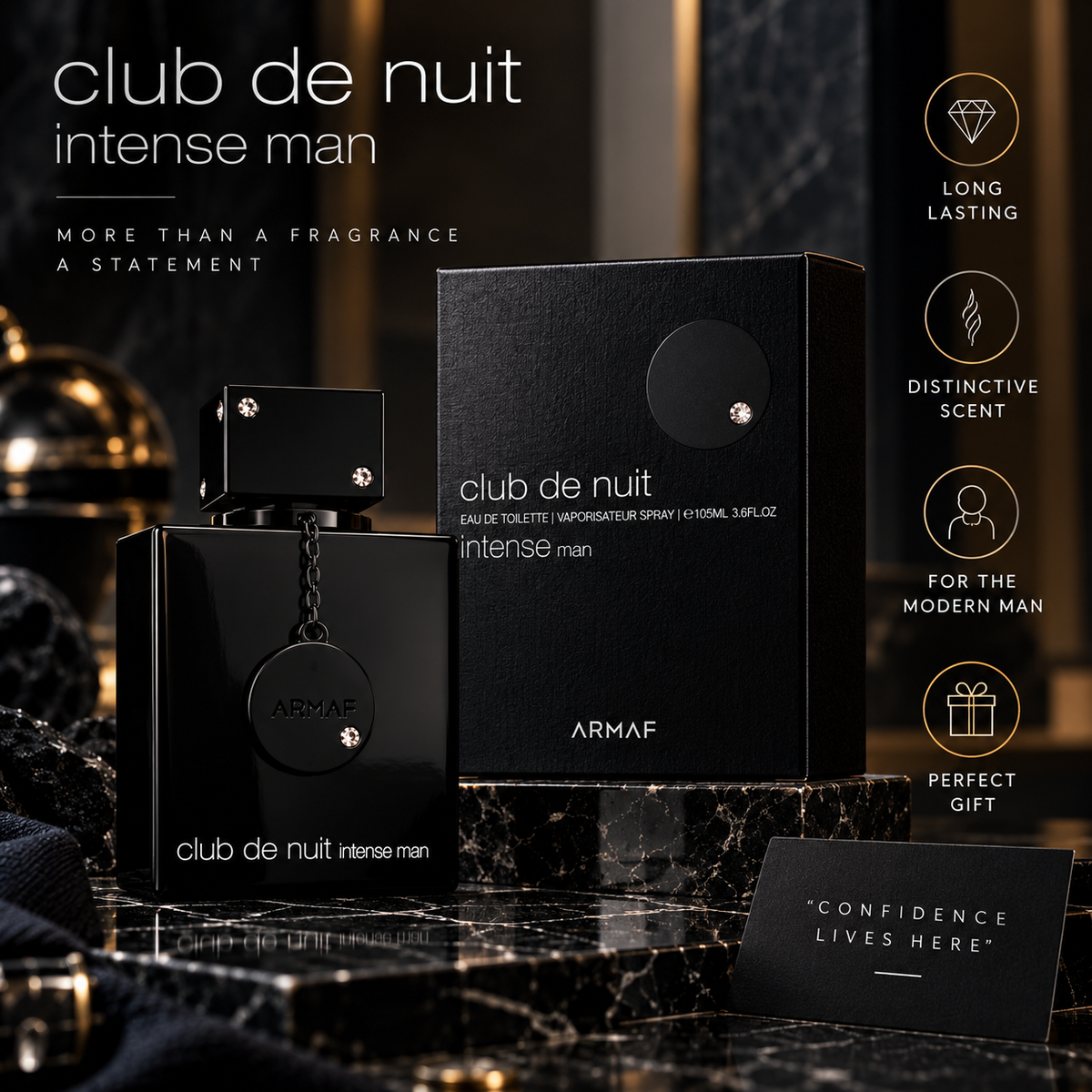 Club de Nuit Intense Man by Armaf – Eau de Toilette